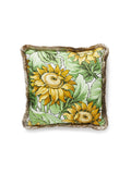 Grey Watkins Sunflower Print 18 X 18 - Harvest Decorative Pillow
