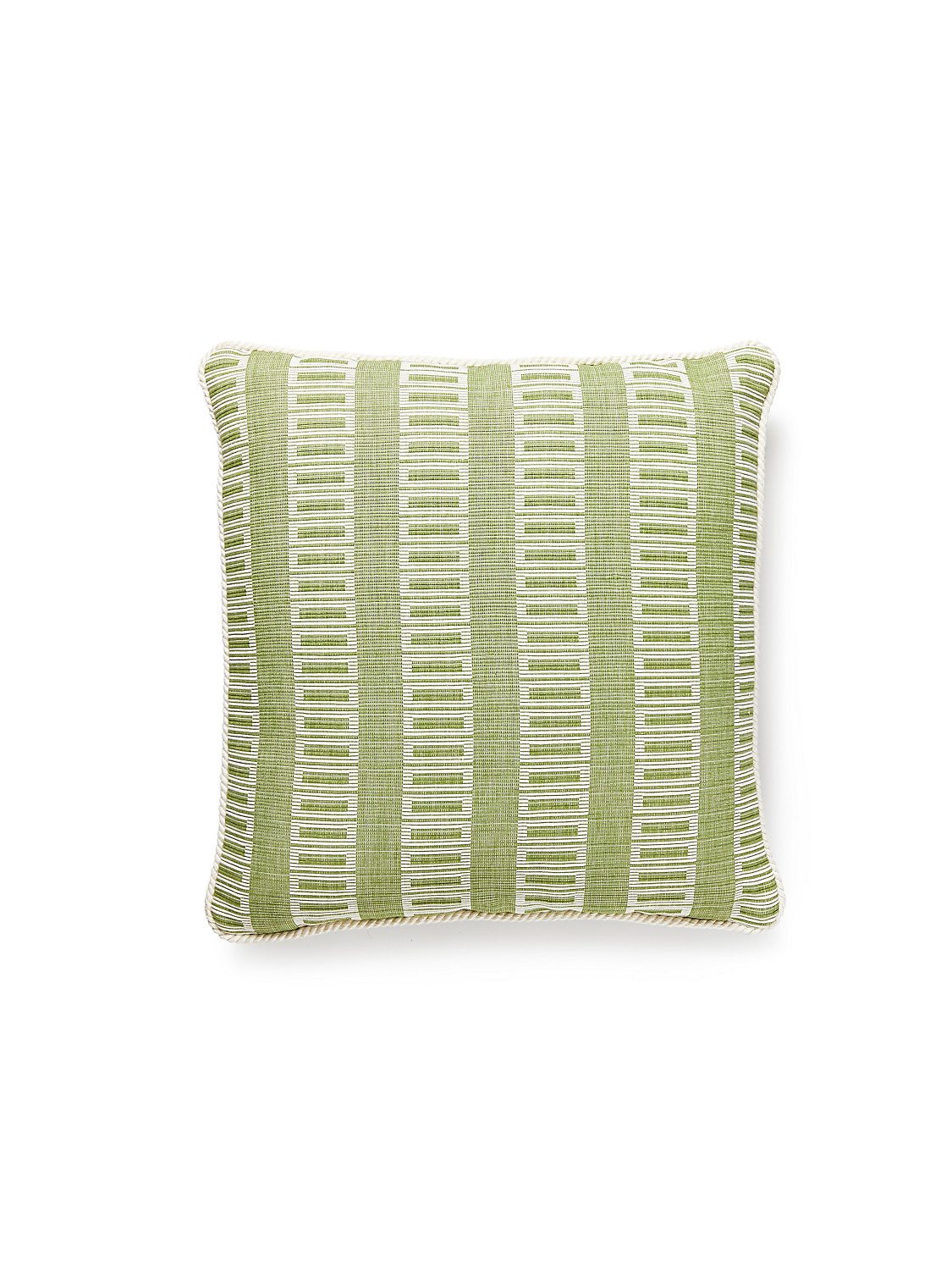 Grey Watkins Lark Stripe 18 X 18 - Grass Decorative Pillow