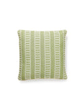 Grey Watkins Lark Stripe 18 X 18 - Grass Decorative Pillow