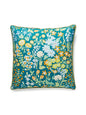 Grey Watkins Nymph Floral 22 X 22 - Emerald Multi Decorative Pillow