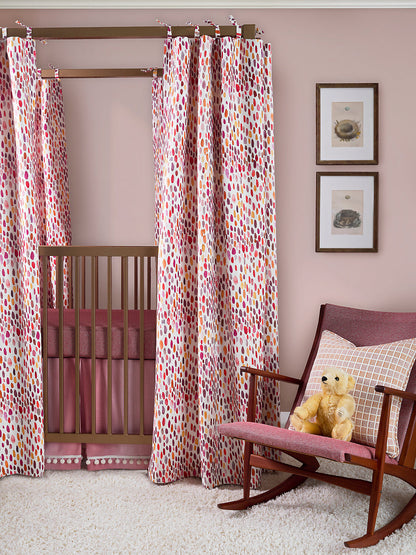 Special Order Scalamandre Grey Watkins Plein Air Ombre Sunset Stripe Pink Cotton MSRP USD268/y