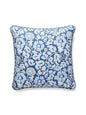 Grey Watkins Maiden Floral 22 X 22 - Denim Decorative Pillow