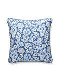 Grey Watkins Maiden Floral 22 X 22 - Denim Decorative Pillow