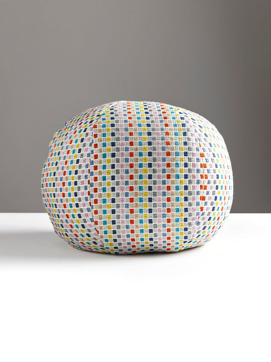 Grey Watkins Odette Weave 12 DIA - Confetti Decorative Pillow