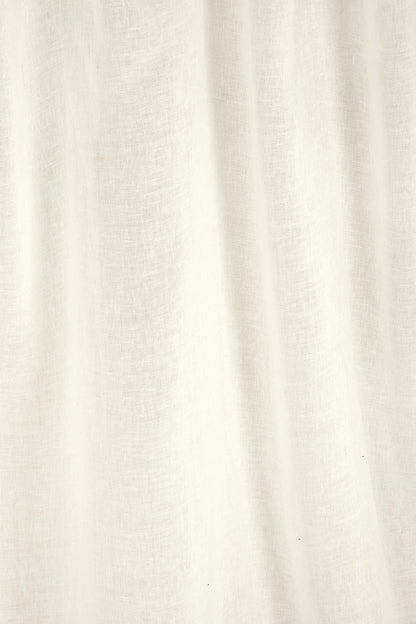 Scalamandre Eole Ecru Beige Solid Sheer 100% Linen - Special Order