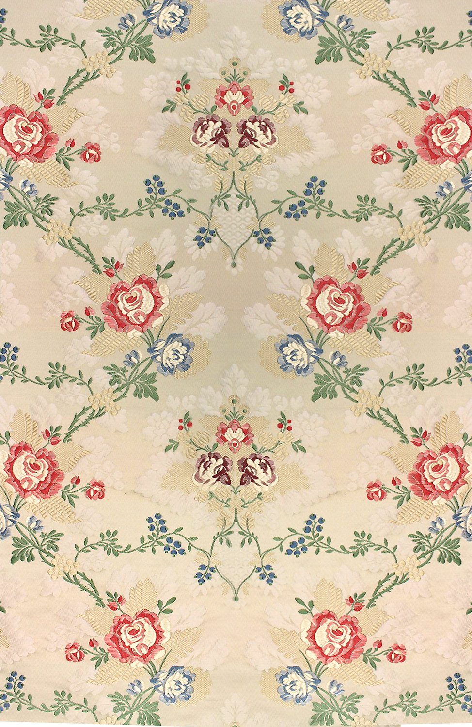 Special Order Scalamandre Tassinari &amp; Chatel St Cloud Creme Cream Floral Historic Silk MSRP USD3232/y