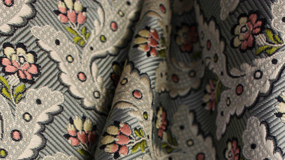 Special Order Scalamandre Tassinari &amp; Chatel Royal Danceny Pastel Blue Floral Historic Silk MSRP USD2960/y