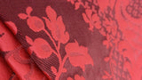 Scalamandre Louis Philippe Pourpre Purple Gold Damask Linen Silk MSRP USD1764/y