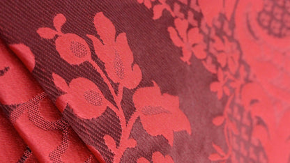 Scalamandre Louis Philippe Pourpre Purple Gold Damask Linen Silk MSRP USD1764/y