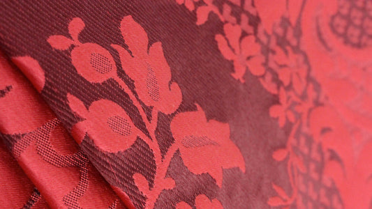 Scalamandre Louis Philippe Pourpre Purple Gold Damask Linen Silk MSRP USD1764/y