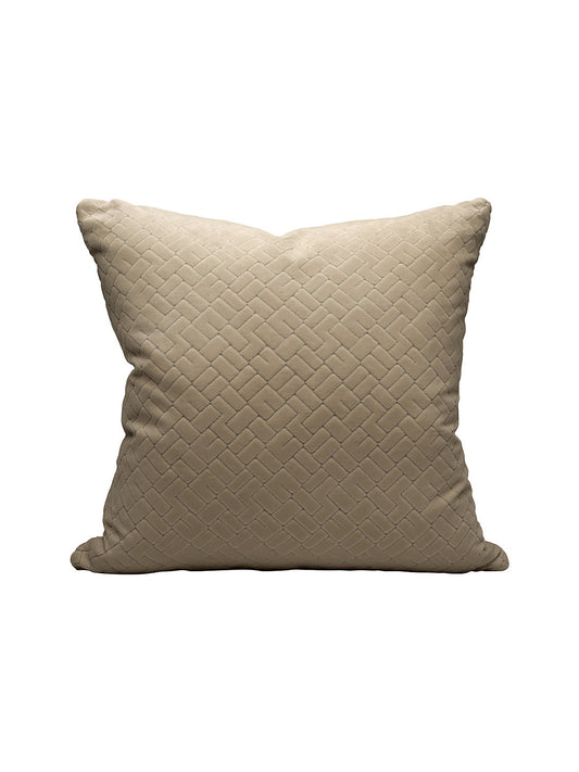 Scalamandre Vallauris Velvet 22 X 22 - Mineral Decorative Pillow