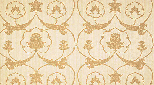 Special Order Scalamandre Lelievre Paris Brocatelle Florentine Creme Cream White Damask Historic Pomegranate MSRP USD 1224/y