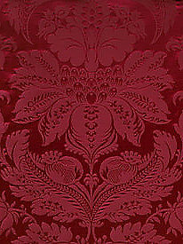 Special Order Scalamandre Lelievre Paris Orion Rubis Red Damask Historic Cotton Silk MSRP USD 1090/y