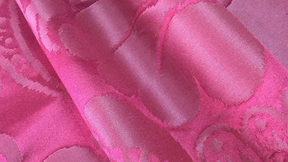 Special Order Scalamandre Lelievre Paris Orion Rubis Red Damask Historic Cotton Silk MSRP USD 1090/y