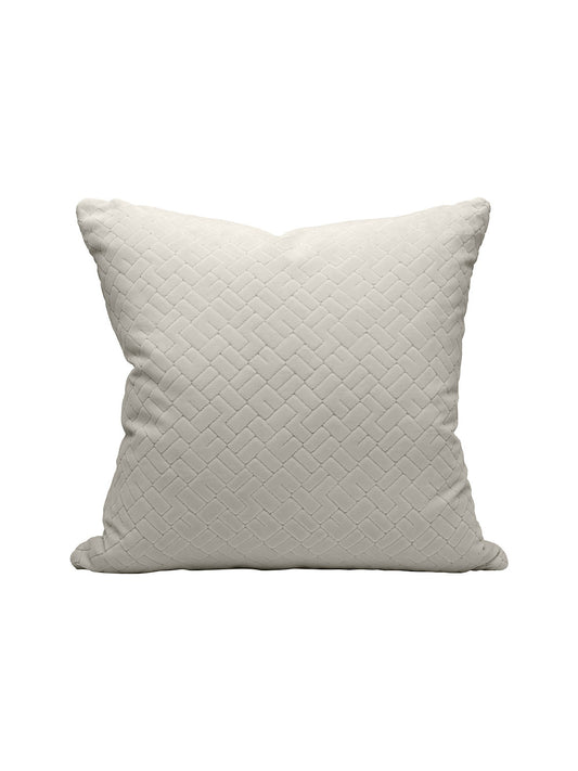Scalamandre Vallauris Velvet 22 X 22 - Orgeat Decorative Pillow