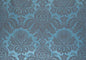 Special Order Scalamandre Lelievre Paris Athenais Mesange Blue Silk Wool Damask MSRP USD1172/y
