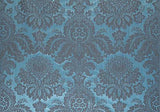 Special Order Scalamandre Lelievre Paris Athenais Mesange Blue Silk Wool Damask MSRP USD1172/y