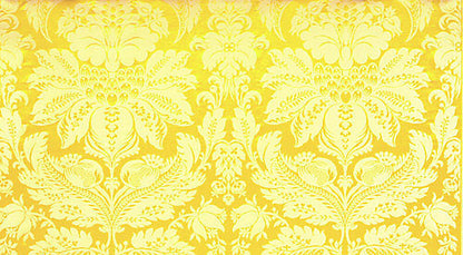 Special Order Scalamandre Lelievre Paris Orion Topaze Yellow Damask Historic Cotton Silk MSRP USD 1090/y