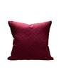 Scalamandre Vallauris Velvet 22 X 22 - Syrah Decorative Pillow