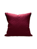 Scalamandre Vallauris Velvet 22 X 22 - Syrah Decorative Pillow