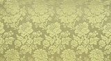 Scalamandre Delacroix Tilleul Yellow Green Viscose Damask Historic MSRP USD 596/y