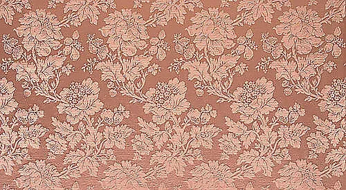 Scalamandre Delacroix Rose Viscose Damask Historic MSRP USD 596/y