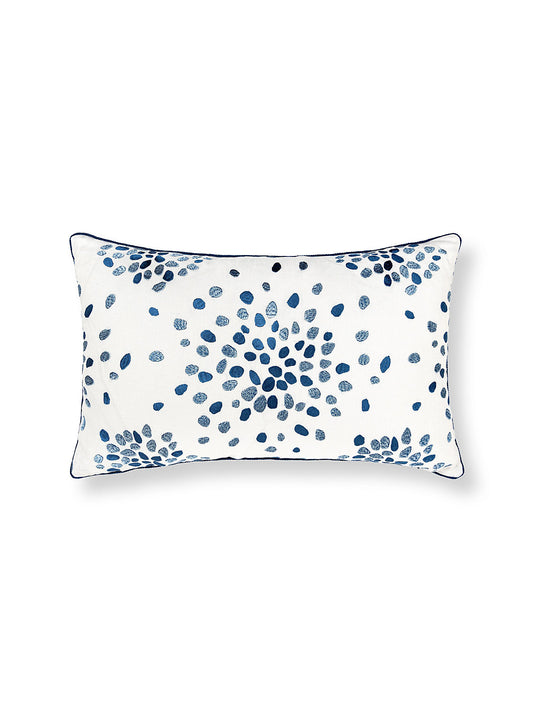 Hinson Firefly Embroidered 14 X 22 - Blue Decorative Pillow
