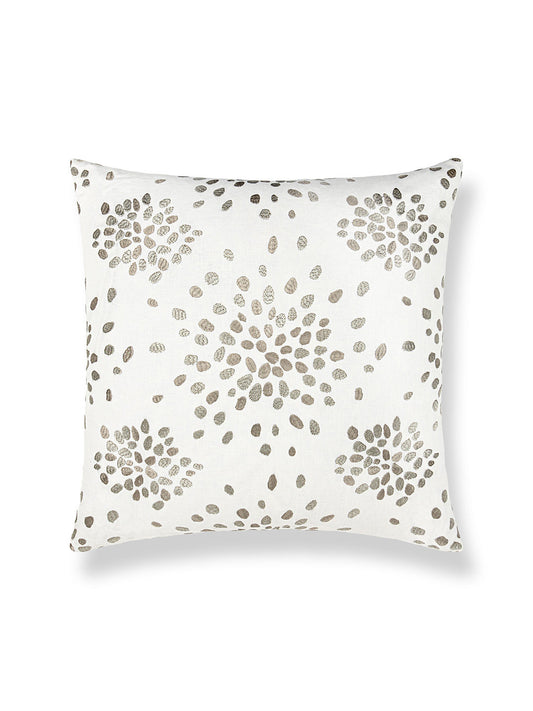 Hinson Firefly Embroidered 22 X 22 - Silver Decorative Pillow