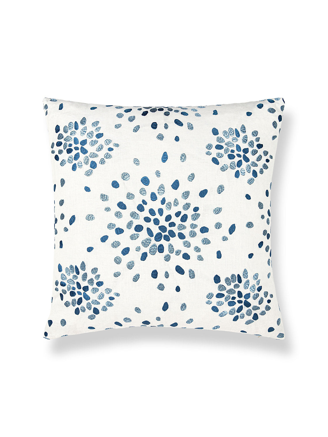 Hinson Firefly Embroidered 22 X 22 - Blue Decorative Pillow