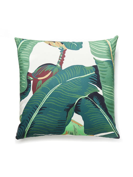 Scalamandre Hinson Palm 22 X 22 - Green Decorative Pillow