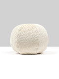 Scalamandre Petal Velvet 12 DIA - Ivory Decorative Pillow