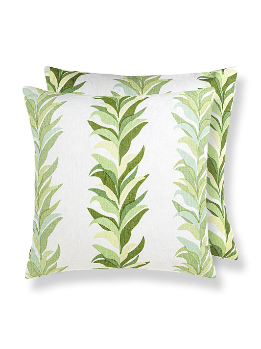 Scalamandre Chira Island 22 X 22 - Leaf Decorative Pillow