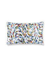 Scalamandre Fountain Embroidery 14 X 22 - Tropicalblue Decorative Pillow