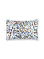 Scalamandre Fountain Embroidery 14 X 22 - Tropicalblue Decorative Pillow