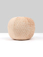 Scalamandre Petal Velvet 12 DIA - Peachfuzz Decorative Pillow