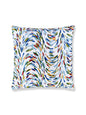 Scalamandre Fountain Embroidery 22 X 22 - Tropicalblue Decorative Pillow