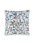 Scalamandre Fountain Embroidery 22 X 22 - Tropicalblue Decorative Pillow