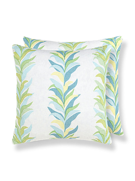 Scalamandre Chira Island 22 X 22 - Beachglass Decorative Pillow