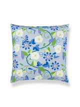 Scalamandre Morning Glory 22 X 22 - Cornflower Decorative Pillow