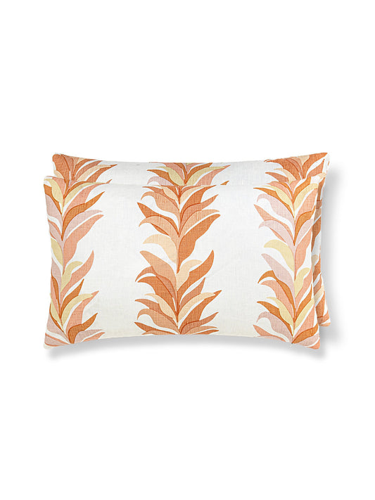 Scalamandre Chira Island 14 X 22 - Peach Decorative Pillow