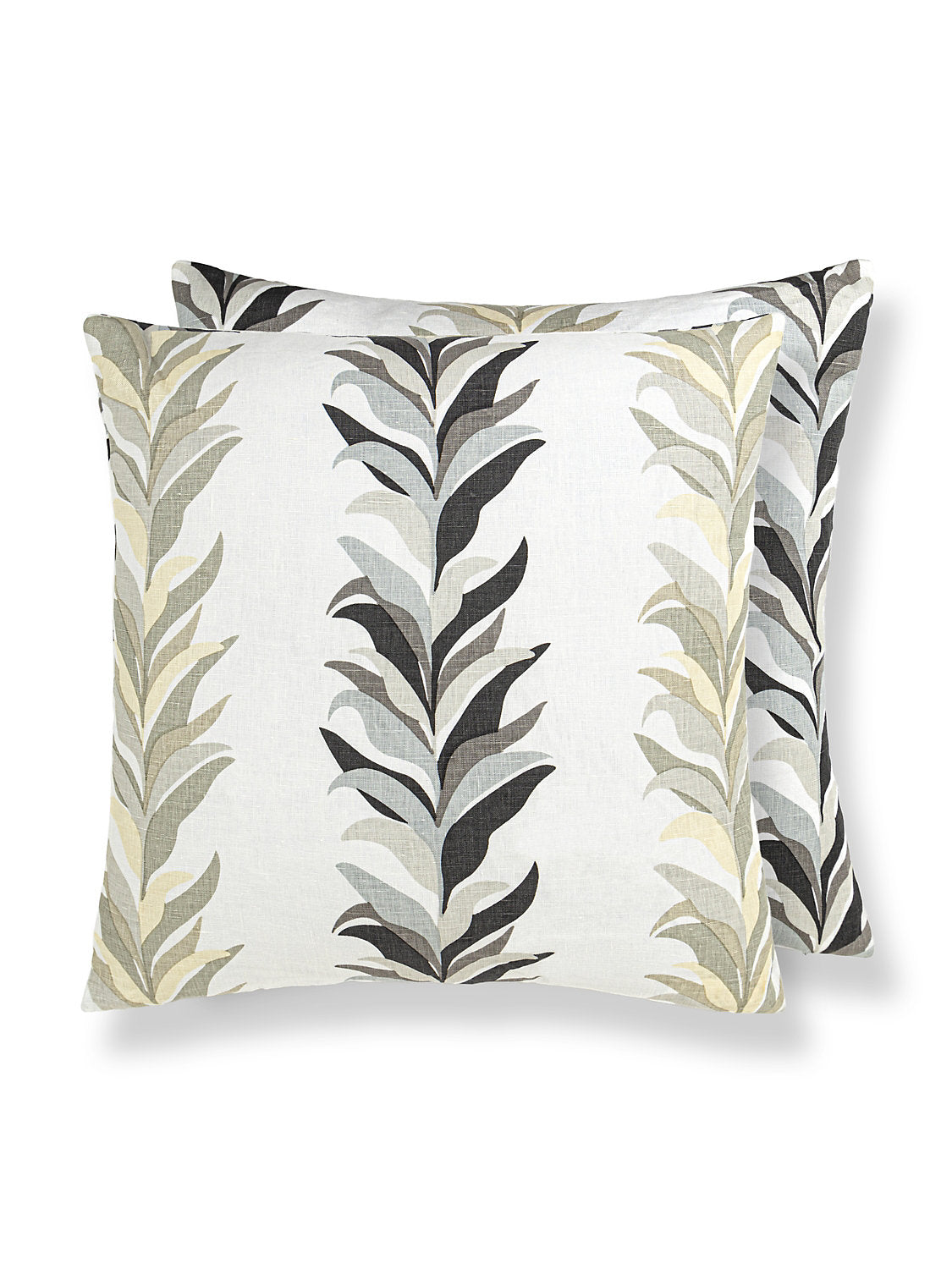 Scalamandre Chira Island 22 X 22 - Shadow Decorative Pillow