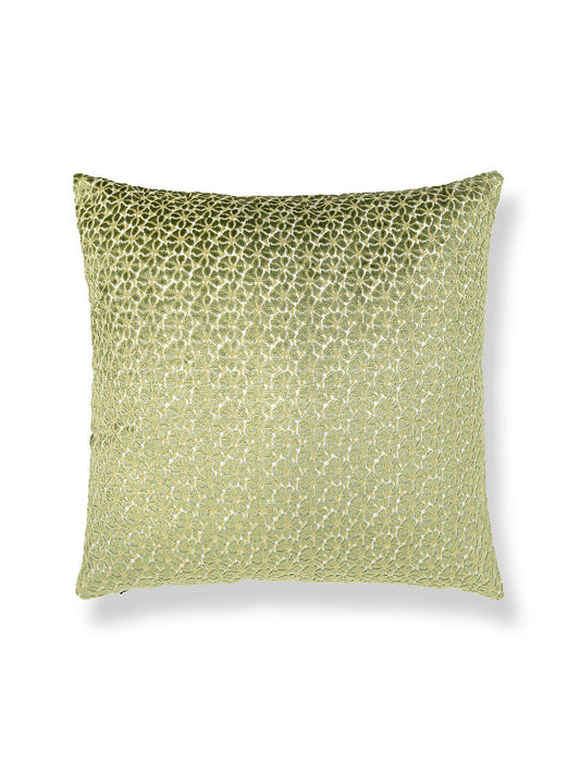 Scalamandre Petal Velvet 22 X 22 - Leaf Decorative Pillow