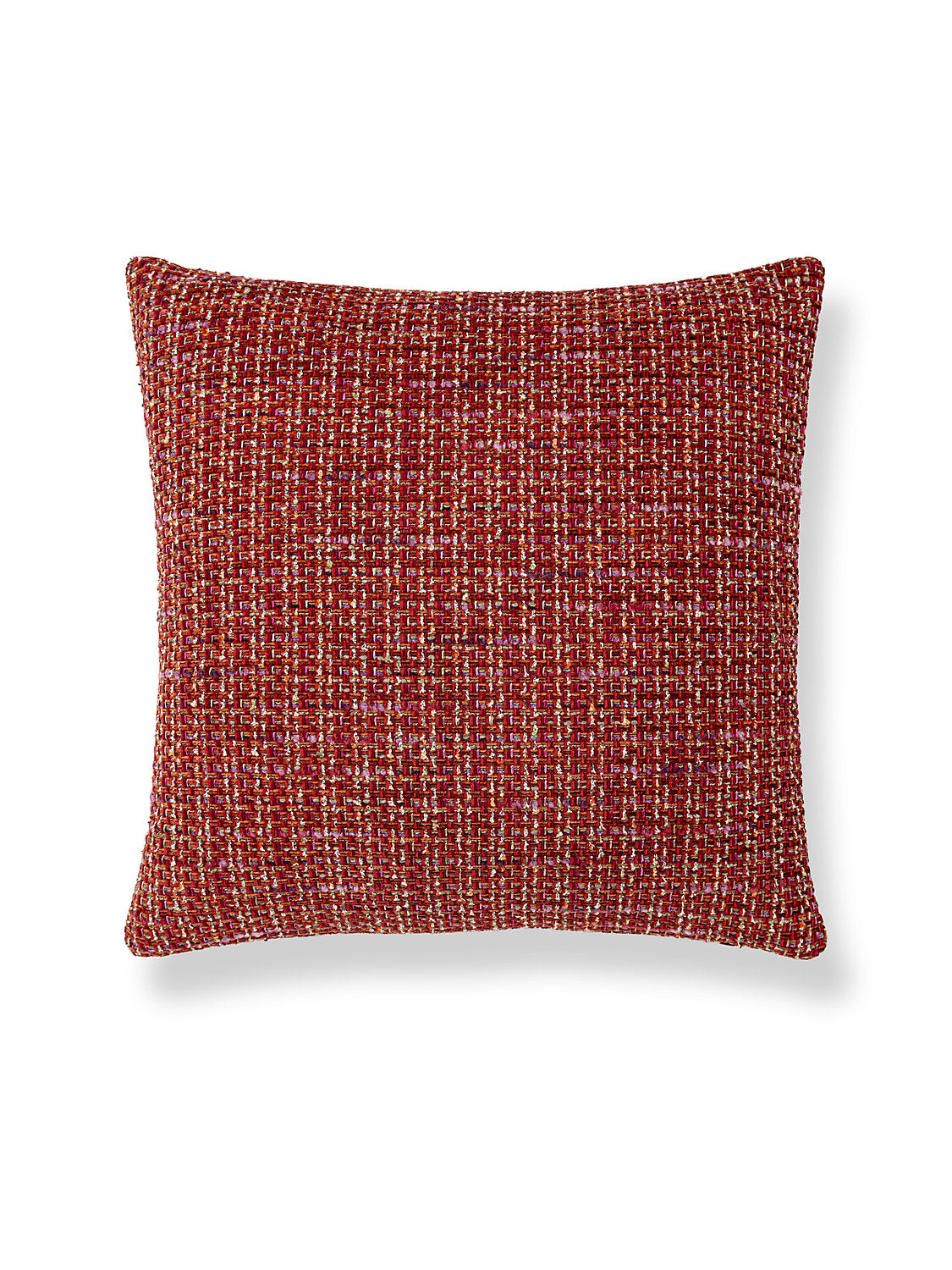 Scalamandre Confetti 22 X 22 - Red Decorative Pillow