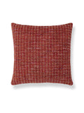 Scalamandre Confetti 22 X 22 - Red Decorative Pillow