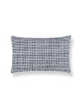 Scalamandre Heatherton 14 X 22 - Navy Decorative Pillow