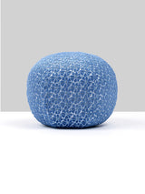 Scalamandre Petal Velvet 12 DIA - Royalblue Decorative Pillow