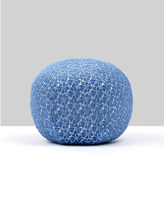Scalamandre Petal Velvet 12 DIA - Royalblue Decorative Pillow