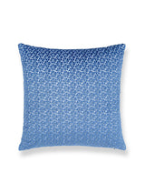 Scalamandre Petal Velvet 22 X 22 - Royal Blue Decorative Pillow