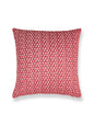 Scalamandre Petal Velvet 22 X 22 - Red Decorative Pillow
