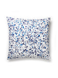 Hinson Spatter 22 X 22 - Navy on White Decorative Pillow